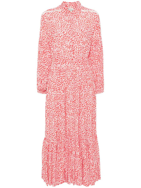  Evarae Vestido Midi Sienna - Rojo 