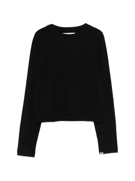  Extreme Cashmere Jersey Lisa De Manga Larga - Negro 