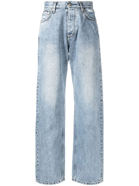  Eytys Vaqueros Baggy De Talle Alto - Azul 