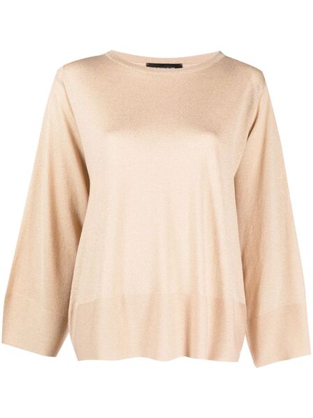  Fabiana Filippi Jersey Oversize Con Cuello Barco - Neutro 