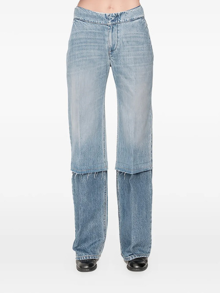  Façon Jacmin Pantalones Passi Deshilachados - Azul 