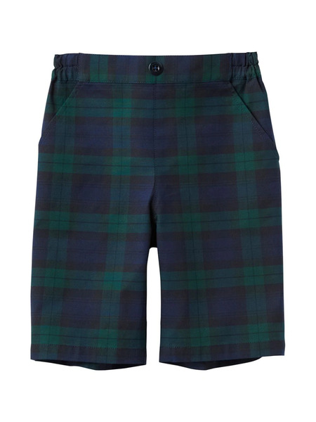  Familiar Bermudas A Cuadros - Azul 