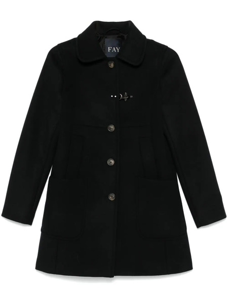  Fay Abrigo Con Botones - Negro 