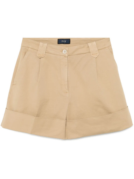  Fay Bermudas Con Pinzas - Neutro 