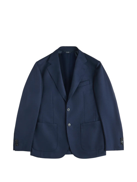  Fay Blazer Con Dos Botones - Azul 