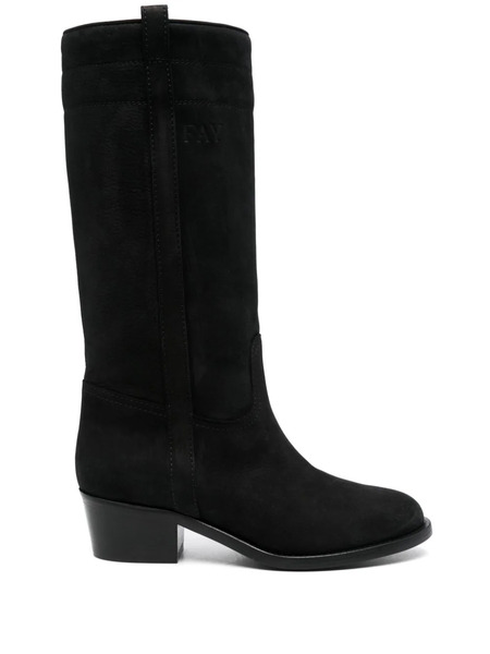  Fay Botas Con Tacón De 45 Mm - Negro 