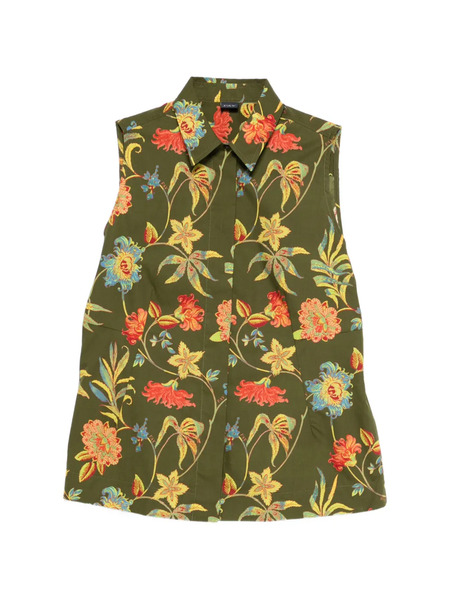  Fay Camisa Con Estampado Floral - Verde 