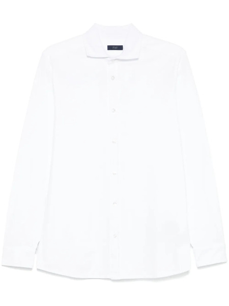  Fay Camisa De Algodón - Blanco 