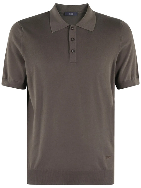  Fay Camisa De Algodón - Marrón 