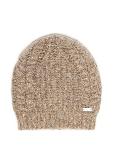  Fay Gorro Con Placa Del Logo - Neutro 