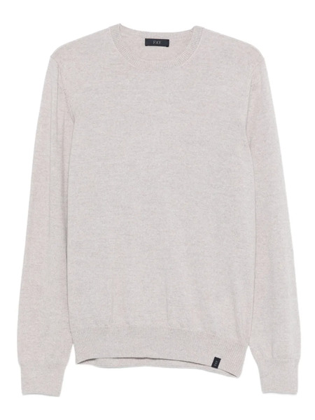  Fay Jersey Con Cuello Redondo - Gris 