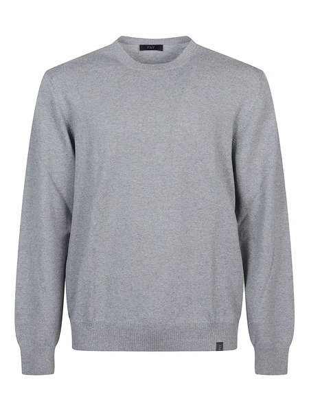  Fay Jersey Con Cuello Redondo - Gris 