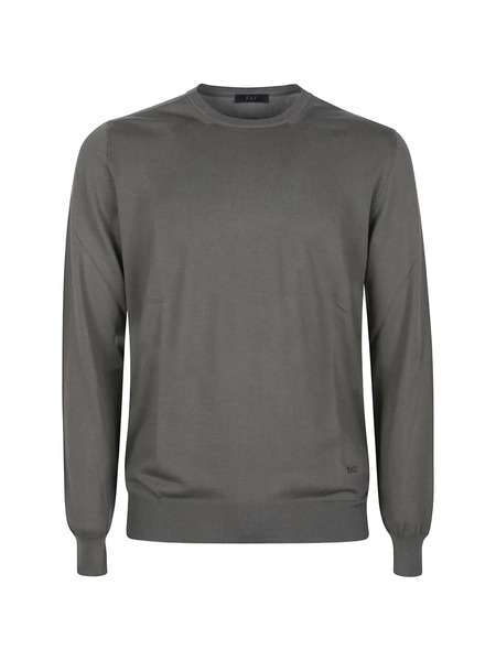  Fay Jersey Con Cuello Redondo - Gris 