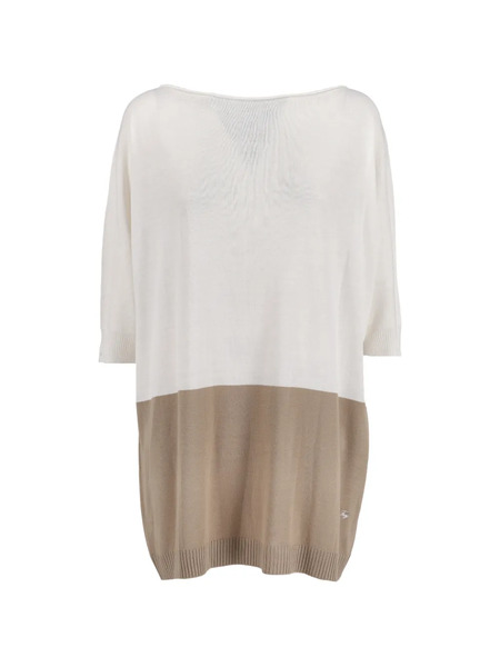  Fay Jersey Con Diseño Colour Block - Blanco 