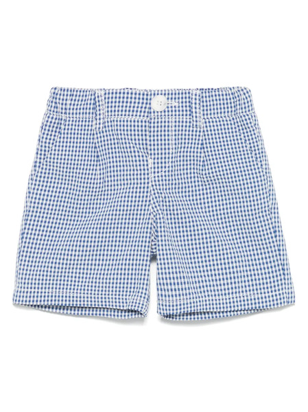  Fay Kids Bermudas A Cuadros Gingham - Azul 