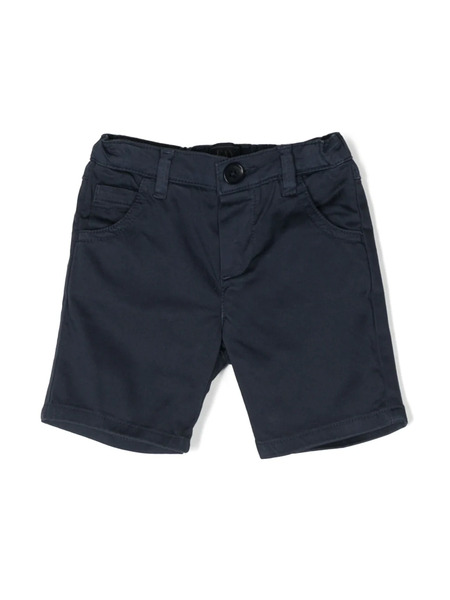  Fay Kids Bermudas Con Parche Del Logo - Azul 