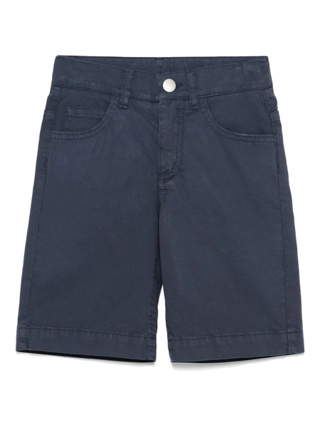  Fay Kids Bermudas Con Parche Del Logo - Azul 