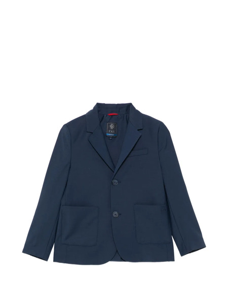  Fay Kids Blazer Con Botones - Azul 