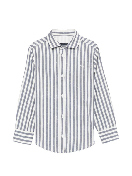  Fay Kids Camisa A Rayas - Azul 