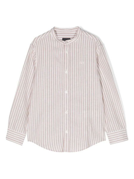  Fay Kids Camisa A Rayas - Neutro 