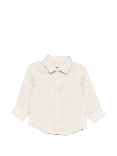  Fay Kids Camisa Con Botones - Neutro 