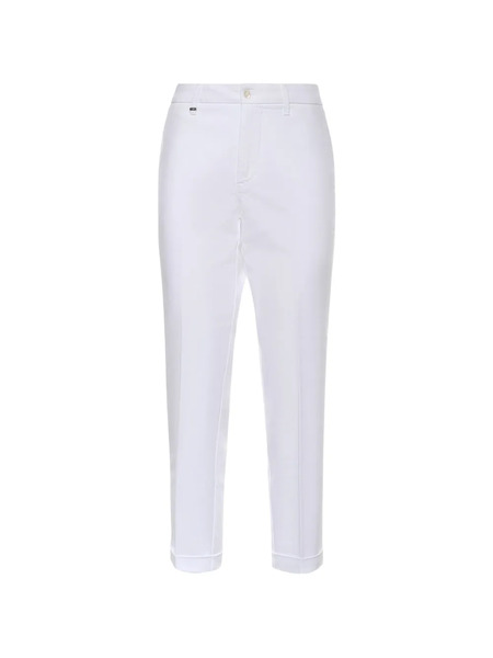  Fay Pantalones Con Botones - Blanco 