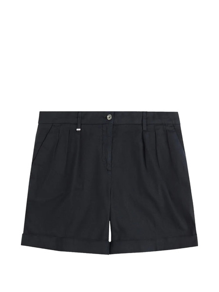  Fay Pantalones Cortos Con Pinzas - Azul 