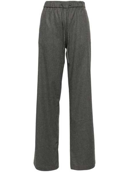  Fay Pantalones Rectos Lisos - Gris 