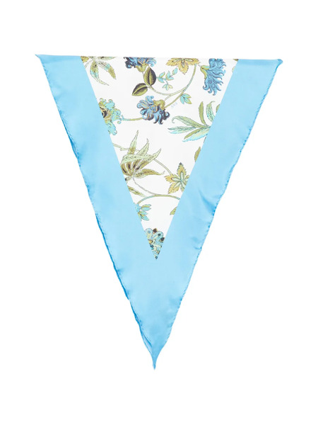  Fay Pañuelo Con Estampado Floral - Azul 