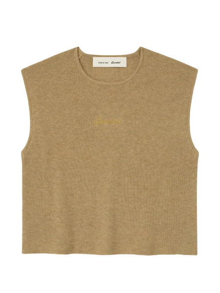  Fear Of God Essentials Top Essentials Sin Mangas - Neutro 