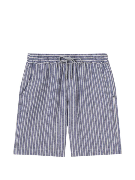  Fedeli Alfa Striped Shorts - Azul 