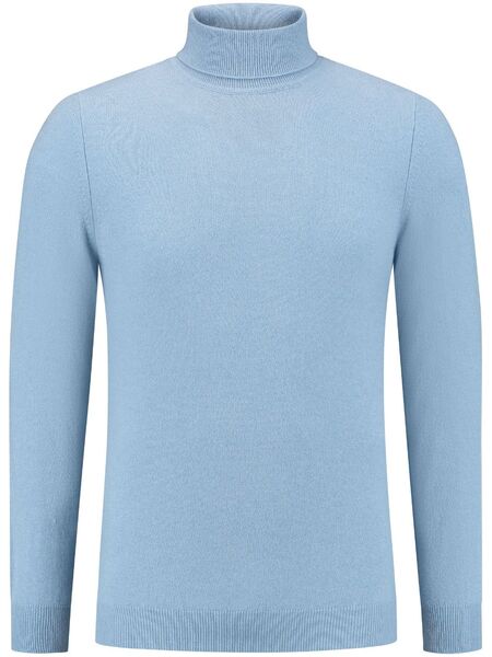  Fedeli Jersey Con Cuello Alto - Azul 