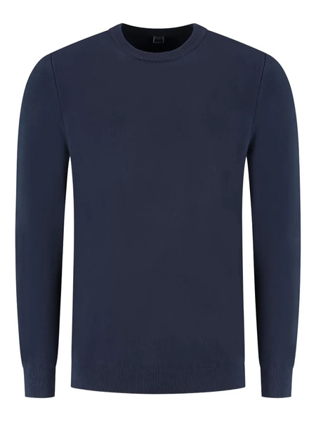  Fedeli Jersey Con Cuello Redondo - Azul 