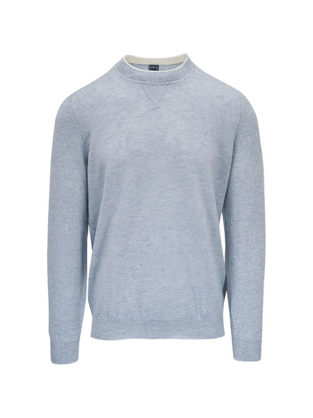  Fedeli Jersey Con Cuello Redondo - Azul 