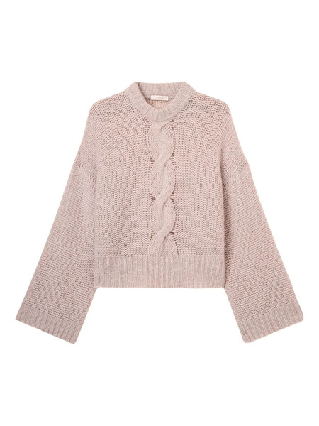  Fedeli Jersey Con Cuello Redondo - Rosa 