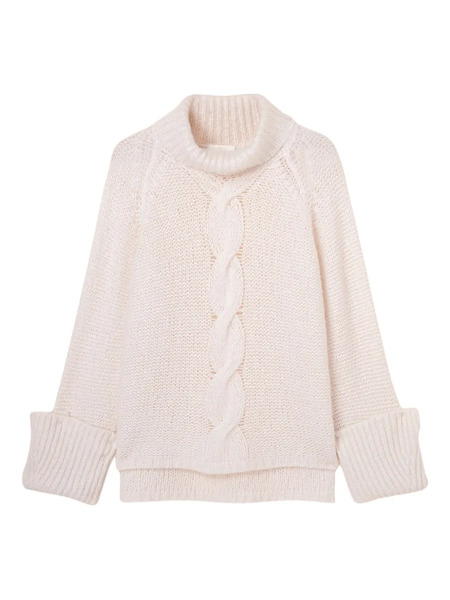  Fedeli Jersey Con Cuello Vuelto - Rosa 