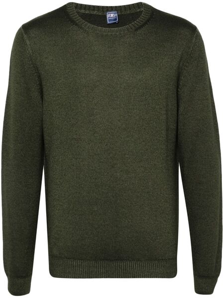  Fedeli Jersey Con Cuello Vuelto - Verde 