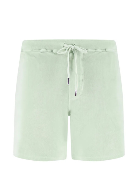  Fedeli Terry-cloth Drawstring Shorts - Verde 