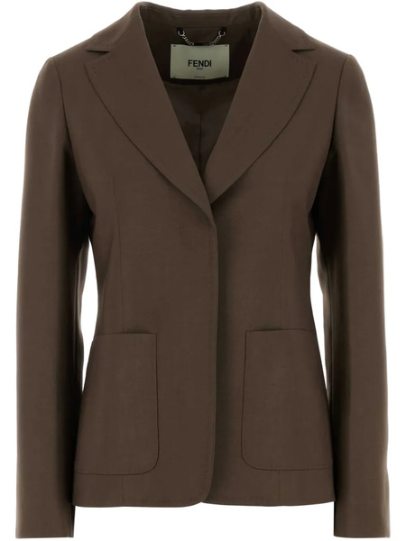  Fendi Blazer Con Botones - F1rxg Green 