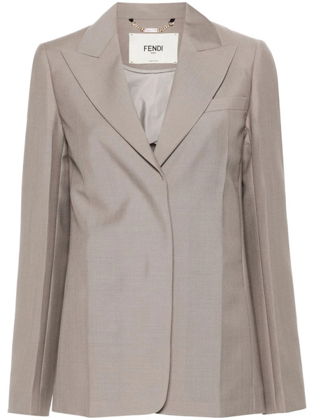  Fendi Blazer Con Botones - Neutro 