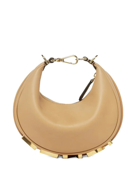  Fendi Bolso Shopper Fendigraphy Mini - Neutro 