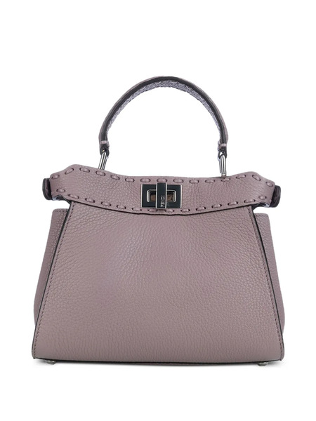  Fendi Bolso Shopper Peekaboo Mini - Morado 