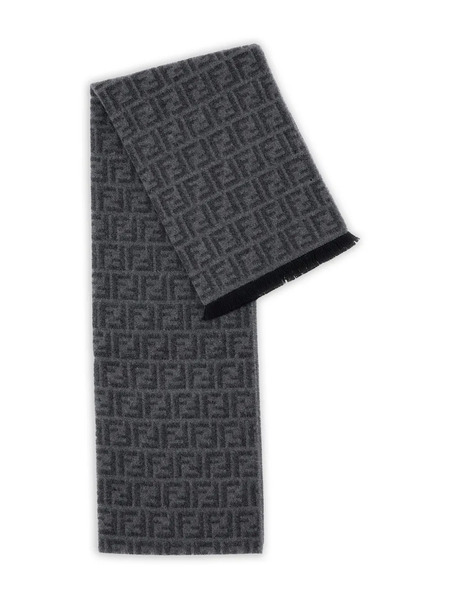  Fendi Bufanda Con Logo - Gris 