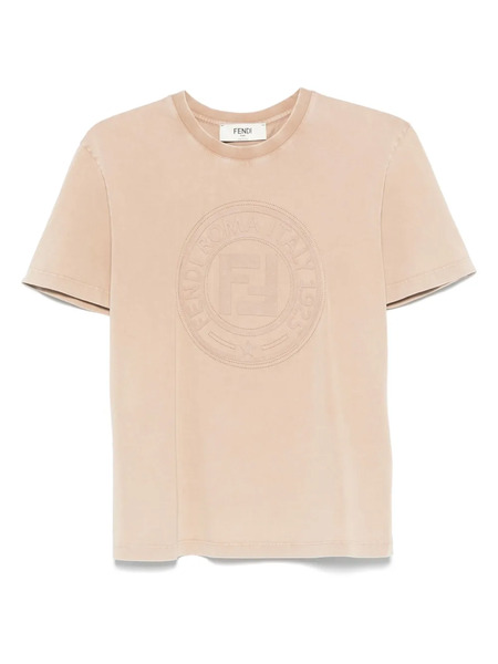  Fendi Camiseta De Algodón - Neutro 