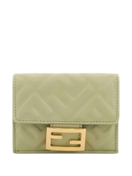  Fendi Cartera De Piel - Verde 