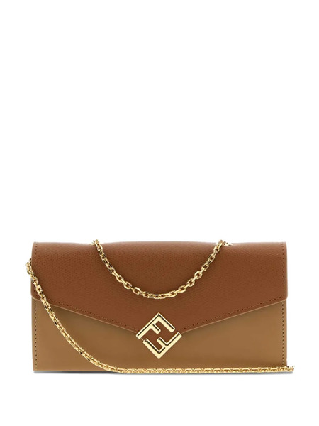  Fendi Cartera Ff Diamonds - Neutro 