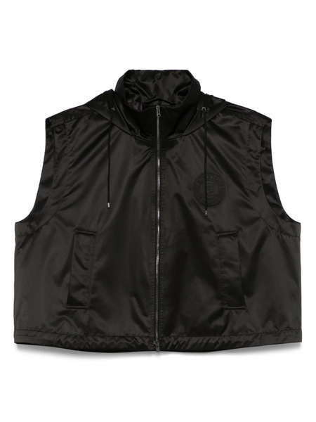  Fendi Chaleco De Satén - Negro 