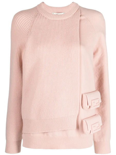  Fendi Jersey A Capas Con Bolsillo - Rosa 