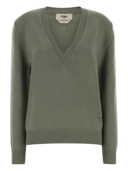  Fendi Jersey De Cachemira - Verde 