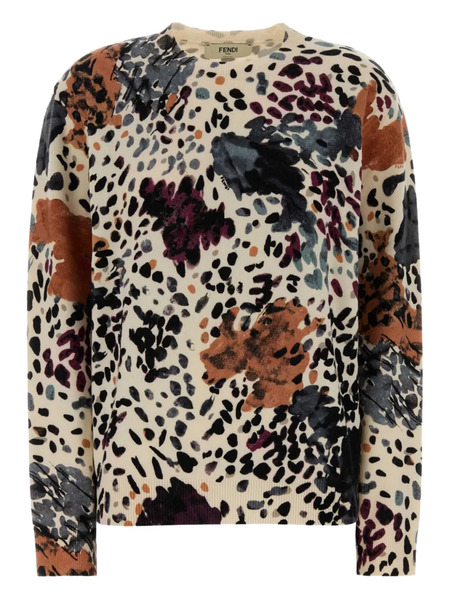  Fendi Jersey Estampado - Neutro 